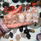 Medium Flower Agate Hello Kitty Carving