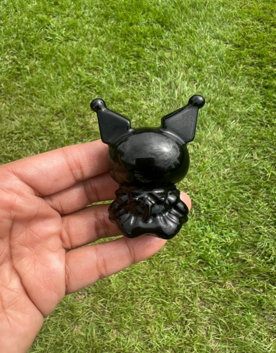 Black Obsidian Kuromi Carvin
