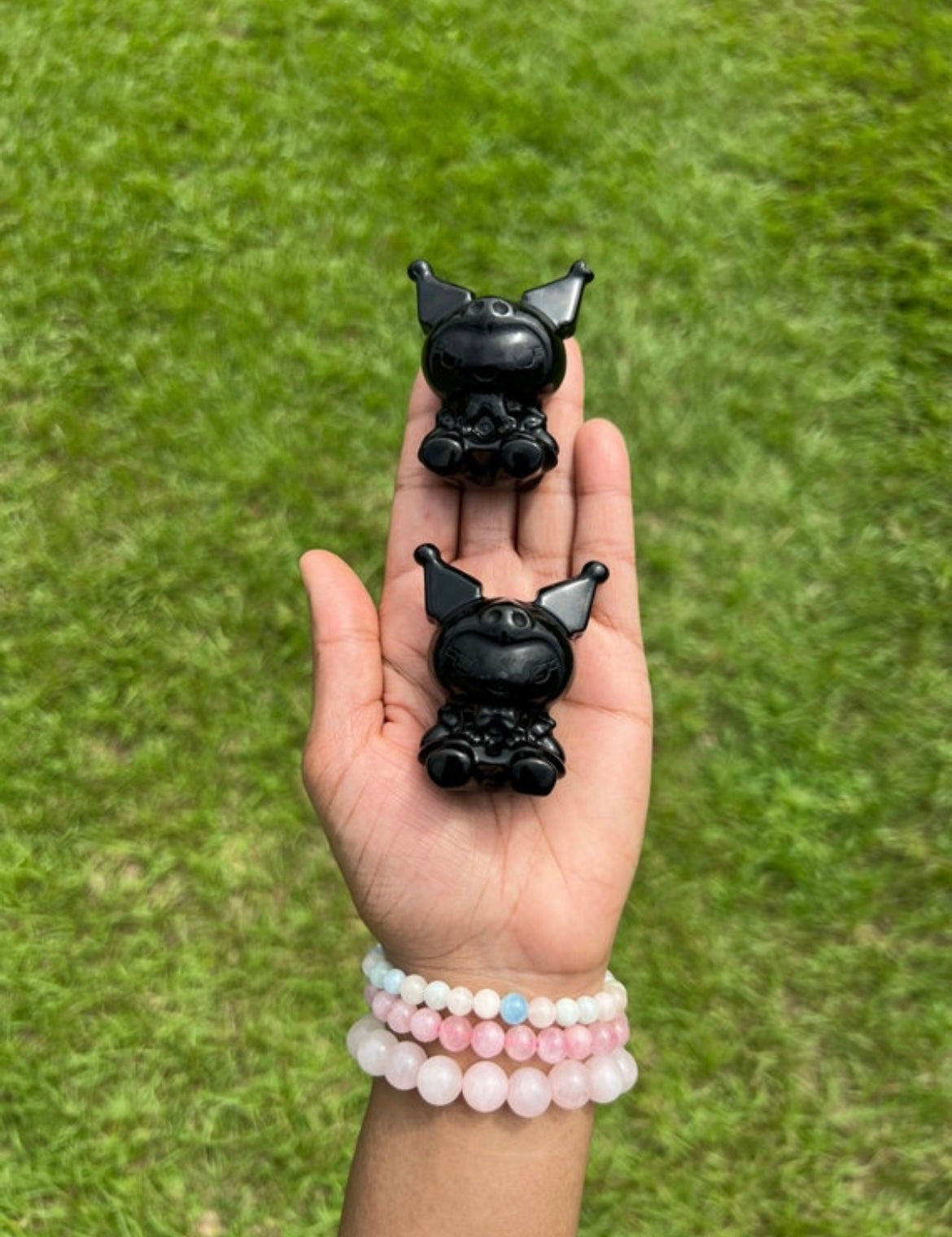 Black Obsidian Kuromi Carvin