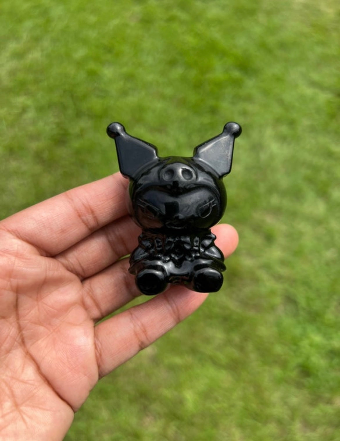 Black Obsidian Kuromi Carvin